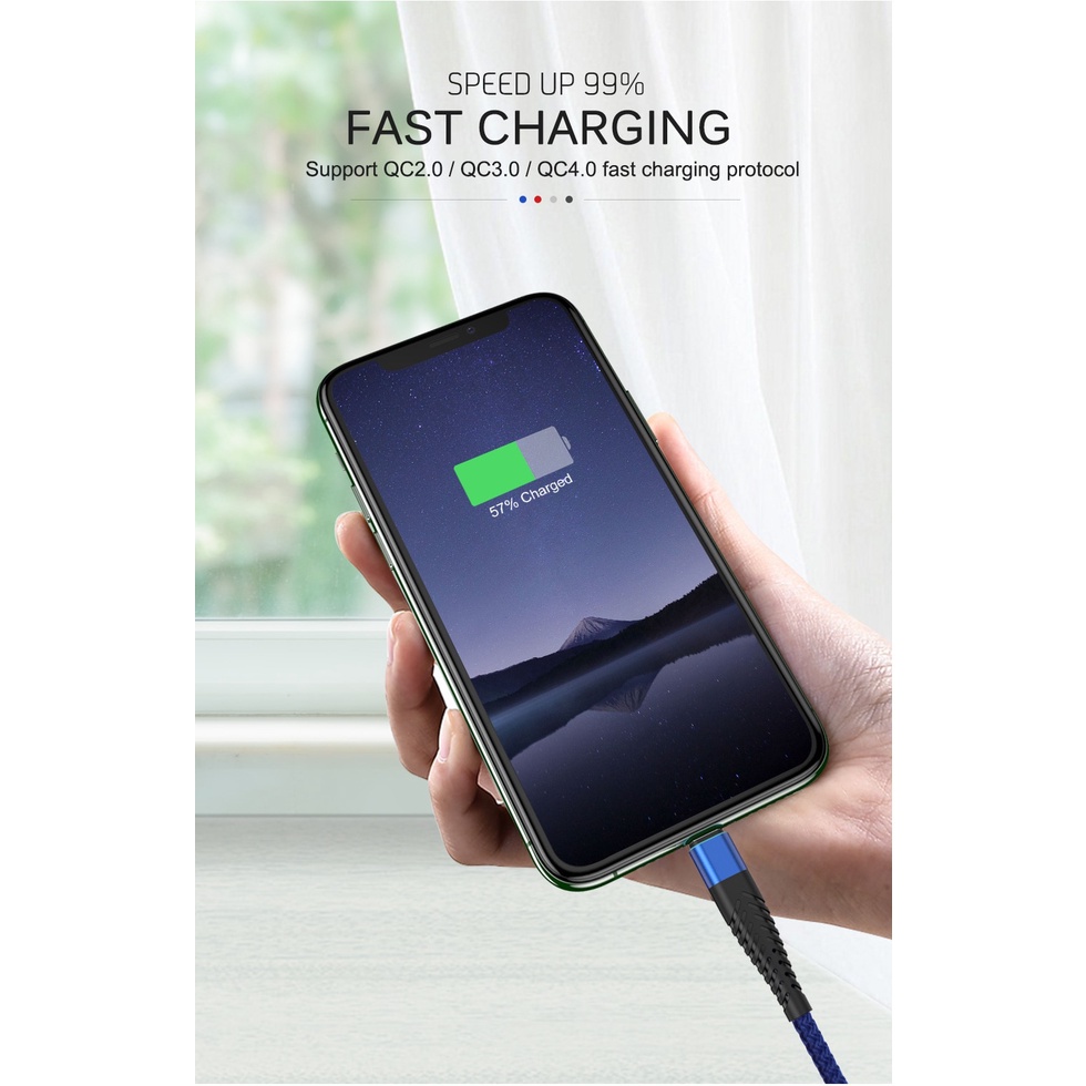 Cáp USB Sạc Nhanh Thích Hợp Cho IPhone 12 11 Pro X Max 6 6S 7 8 Plus
