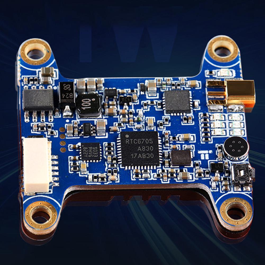 The Force Accessories 1W 5.8G Long Range RC Drone Switchable Built-in Self-check FPV System Module Video Transmitter