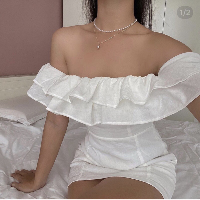 đầm bẹt vai bèo | BigBuy360 - bigbuy360.vn