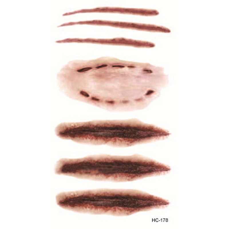 Bộ 2 Dụng Cụ Trang Điểm Hóa Trang Halloween Độc Đáo