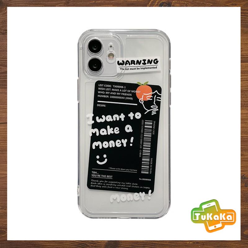 Ốp iphone I want to make a money trắng/đen độc đáo 13/13pro/13promax/12/12pro/12promax/11promax/11 pro/11/XR/XS Max/X/XS
