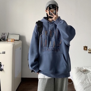 Áo hoodie IELGY form rộng phong cách Harajuku Hàn Quốc có size lớn cho nữ