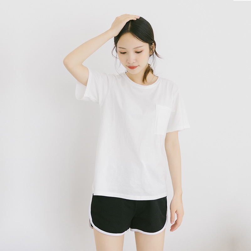 Quần đùi nữ mặc ở nhà chơi thể thao chất liệu thun siêu co giãn - QD001 | BigBuy360 - bigbuy360.vn