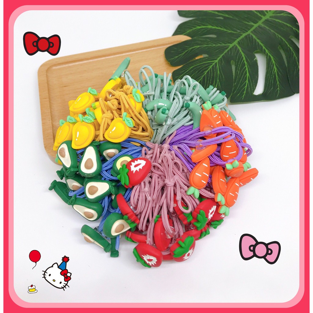 Dây Buộc Tóc Cho Bé Gái Hoạt Hình Dễ Thương Ngộ Ngĩnh Cute