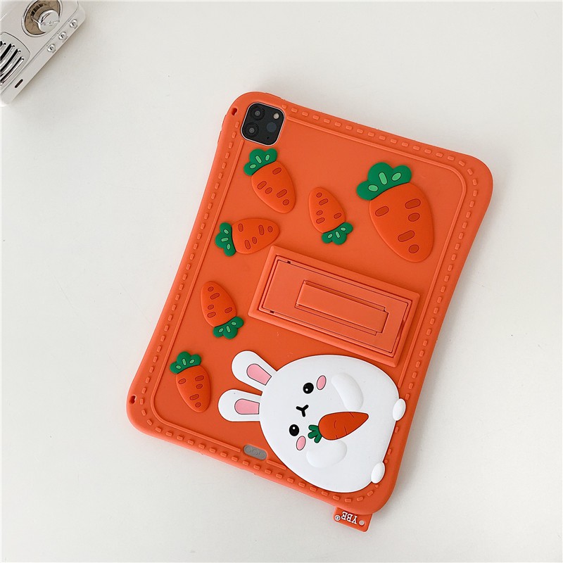 IPHONE Ốp Lưng Silicone Họa Tiết Hoạt Hình Dễ Thương Cho Ipad Mini 1 2 3 4 5 Ipad Mini Case 2 3 4 5 6 Ipad Air 1 2 Ipad Pro 10.5 Inch Pro 2018 2020 Bl