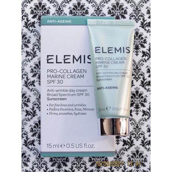 🤍 Kem dưỡng ELEMIS Pro-Collagen Marine Cream SPF 30 15ml