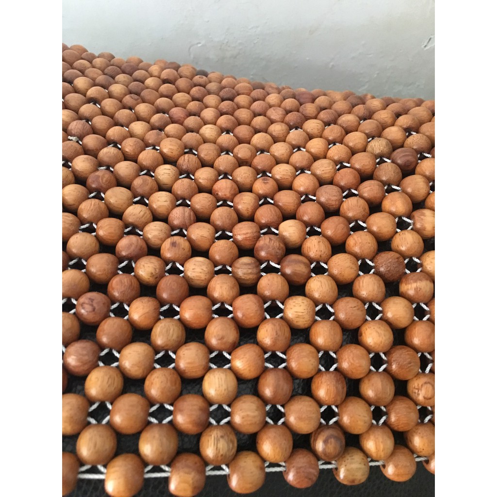 Đệm Hạt Gỗ Ngồi Yên Xe Máy - Miếng Lót Yên Xe Máy