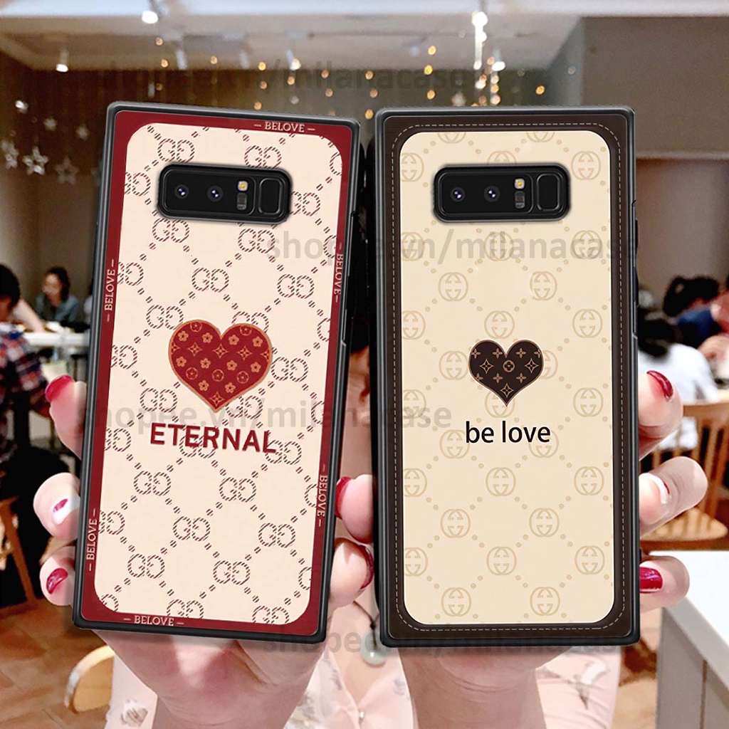 Ốp Samsung Note 8 hình trái tim be love tình yêu siêu đẹp, cá tính, thời trang