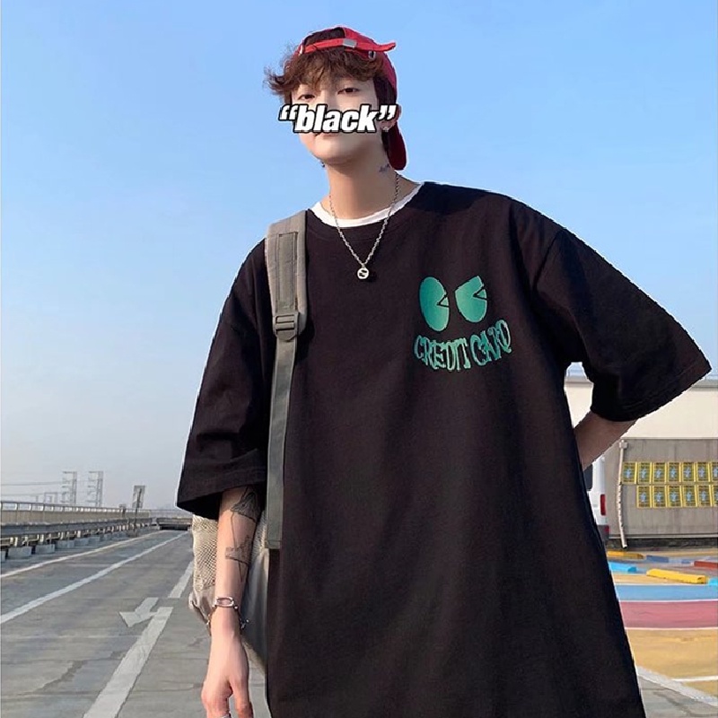 Áo Thun Tay Ngắn Dáng Rộng In Chữ Phong Cách Hip Hop Thời Trang Mùa Hè Cho Nam Và Nữ Size M-8XL