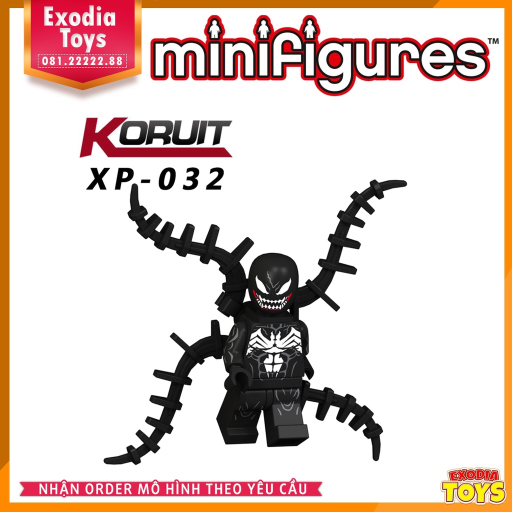 Xếp hinh Minifigure Siêu anh hùng vũ trụ Marve và DC Comics - Đồ Chơi Lắp Ghép Sáng Tạo - KORUIT KT1004