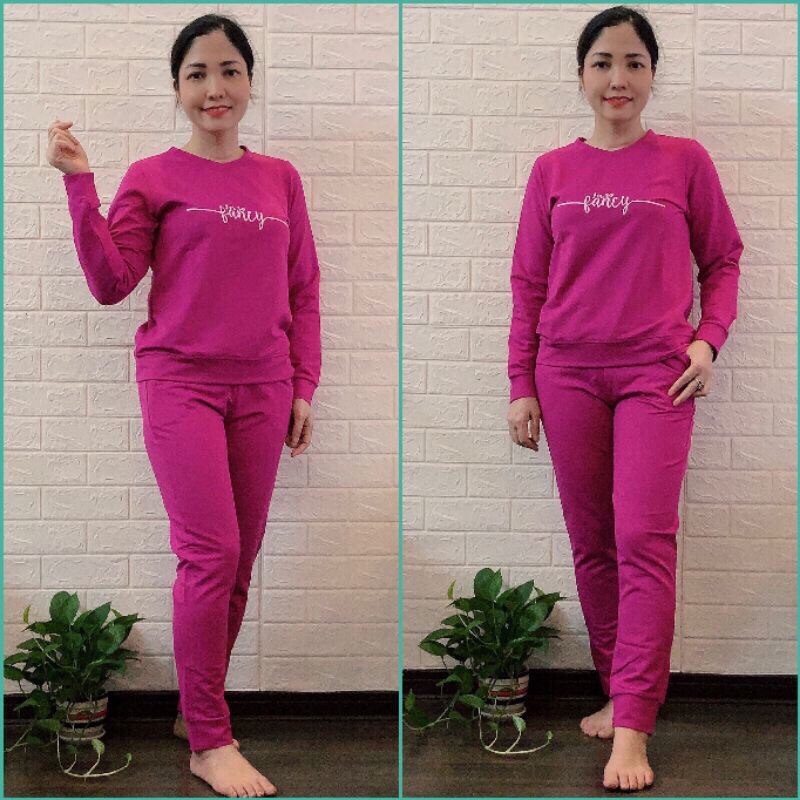 Bộ Đồ Nỉ Mặc Nhà Thể Thao Hàng xuất khẩu