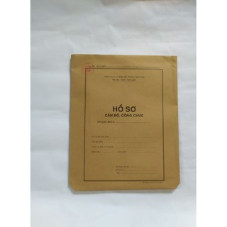 HỒ SƠ CÁN BỘ CÔNG CHỨC (5 bộ)