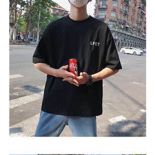 Áo Thun Stee Unisex Nam Nữ LFET màu đen The Ngầu Style