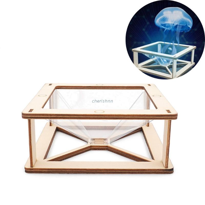 Đồng Hồ Ba Chiều Hologram 3D Màn Hình Hiển Thị Điện Thoại Thông Minh