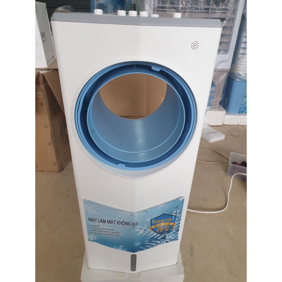 Quạt không cánh điều hoà hơi nước phun sương tạo ẩm tự động JH200 an toàn cho trẻ nhỏ