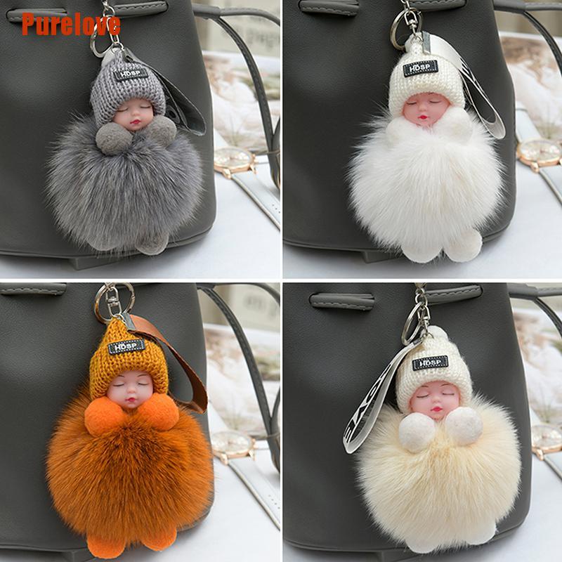 Móc Khóa Hình Em Bé Đang Ngủ Dễ Thương