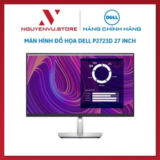 Màn hình đồ họa Dell P2723D 27 Inch 2K QHD IPS 60Hz 5ms - Hàng chính hãng