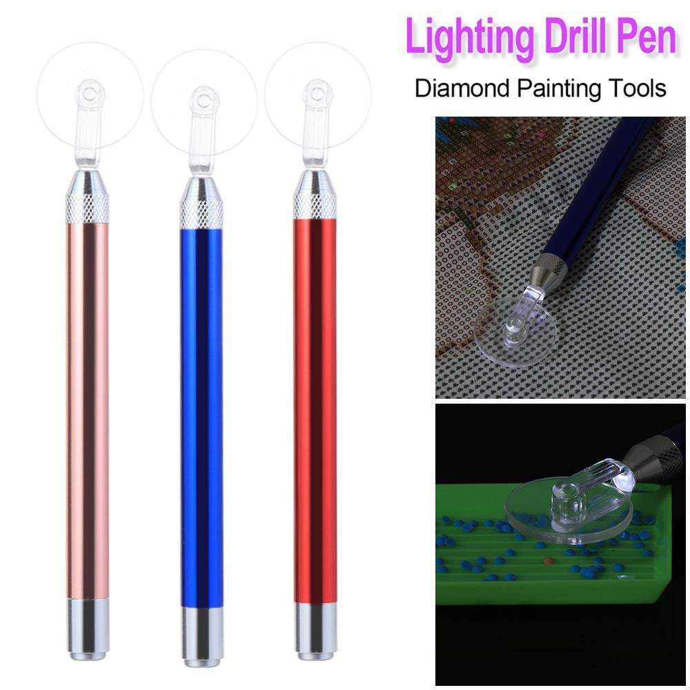Con Lăn Sơn Có Đèn Dùng Thêu Tranh DIY