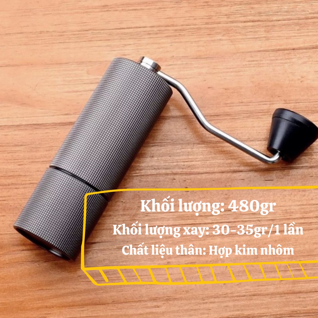 Máy Pha Cà Phê Mini Thủ Công Timemore Lite C2 2021 cối xay cafe cầm tay pha Espresso hàng chính hãng