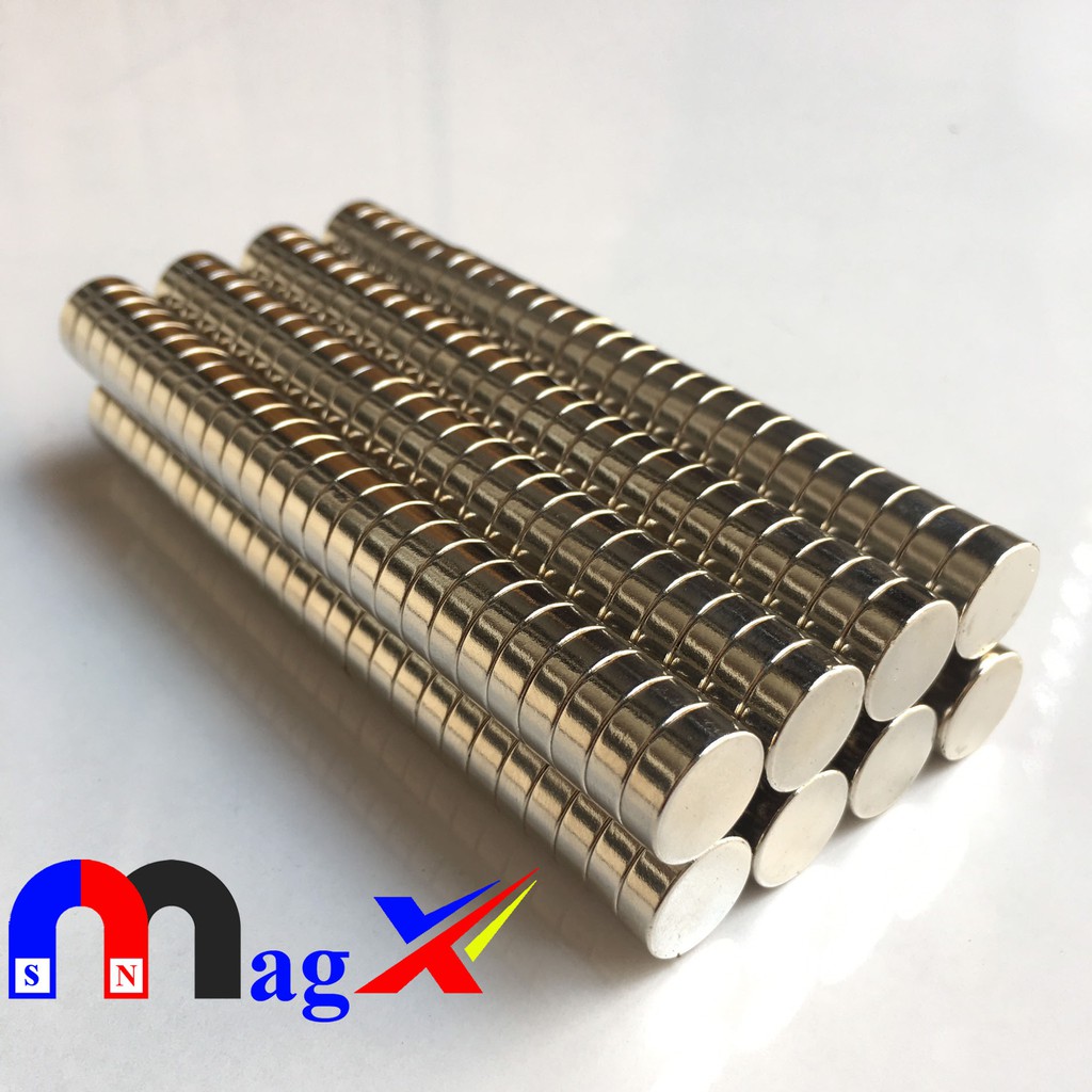 Nam Châm Làm Động Cơ Quay Ø12x3mm - Mã N35 Bộ 20 Viên