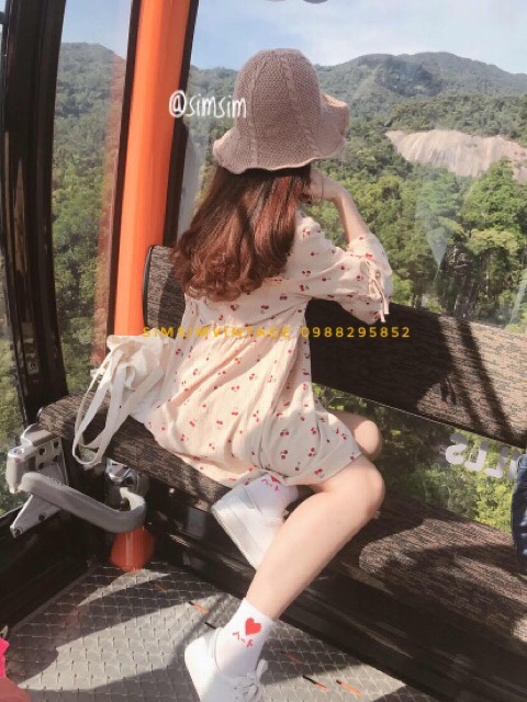 MŨ BUCKET nồi vải len dạ Meo shop - mũ len vành kẽm uốn được đi du lịch đi biển tiểu thư