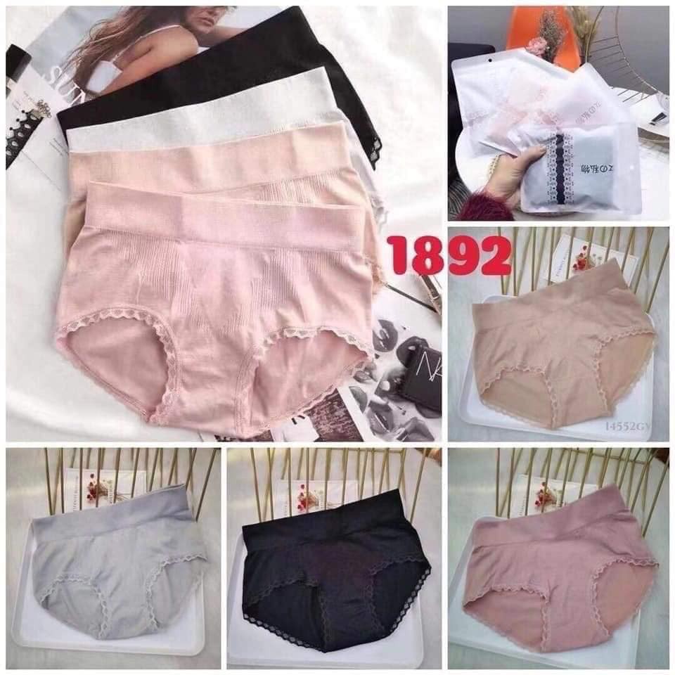 Quần lót gen nịt bụng cạp cao, quần lót cotton nữ thoáng mát | BigBuy360 - bigbuy360.vn