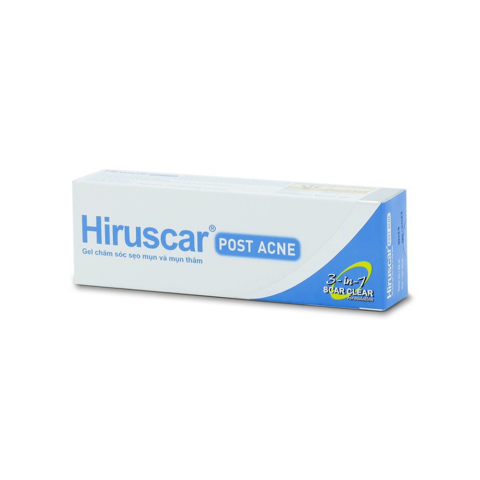 [CHÍNH HÃNG] Hiruscar Gel Chăm Sóc Sẹo Mụn Và Thâm Mụn Hiruscar Post Acne 10G