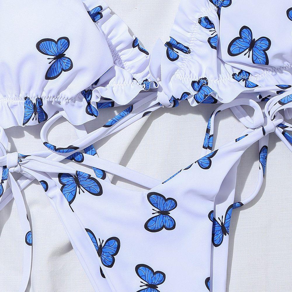 MAYSHOW Bộ Đồ Bơi Phối Ren Xinh Xắn Dành Cho Nữ