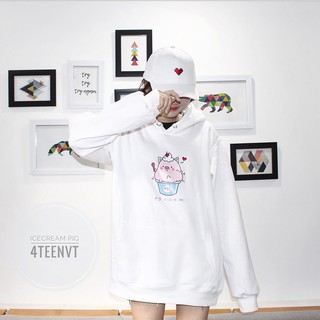 [HOODIE] PIG ICECREAM