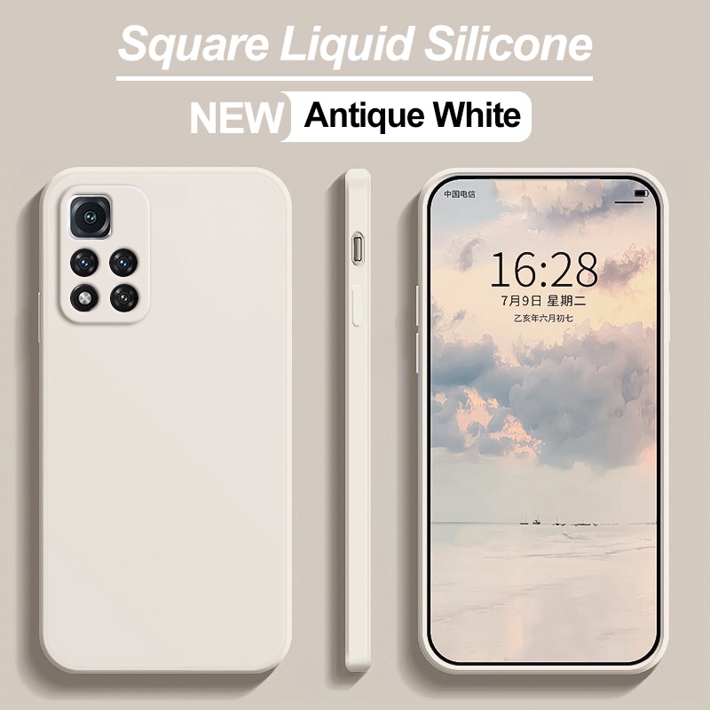 Ốp Điện Thoại Silicon Dẻo Vuông Mềm Cho Xiaomi 11T Pro Redmi Note 11s 10s Pro Max Plus