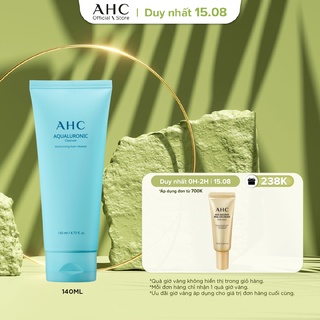 Sữa Rửa Mặt Cấp Ẩm AHC Aqualuronic Cleanser 140ml