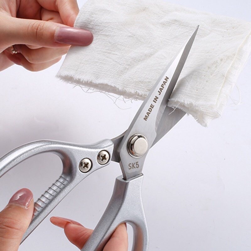 (Size Lớn 22 cm)Kéo Cắt Gà Kéo Nhật Làm Bếp Đa Năng SK5 Cắt Vải Cắt Giấy Vịt Thực Phẩm Siêu Sắc Dụng cụ nhà bếp