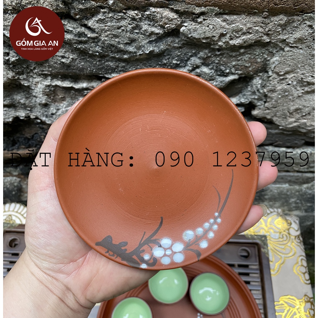 Bộ Ấm Trà gốm đỏ 250ml - hàng nghệ nhân Đỗ Tùng Mậu