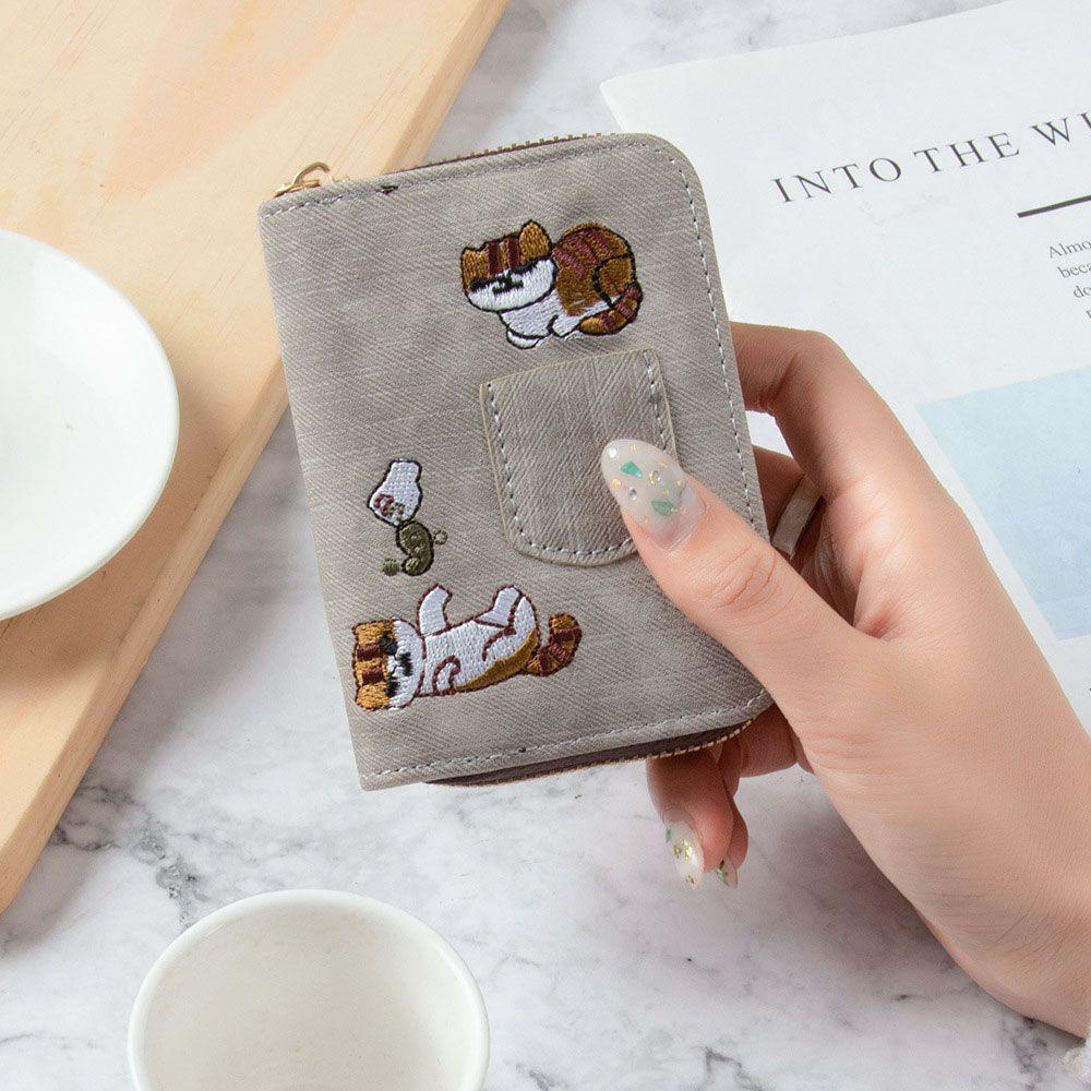 Ví Da PU Ngắn KENT1 Đựng Thẻ Tiện Dụng Giá Đỡ