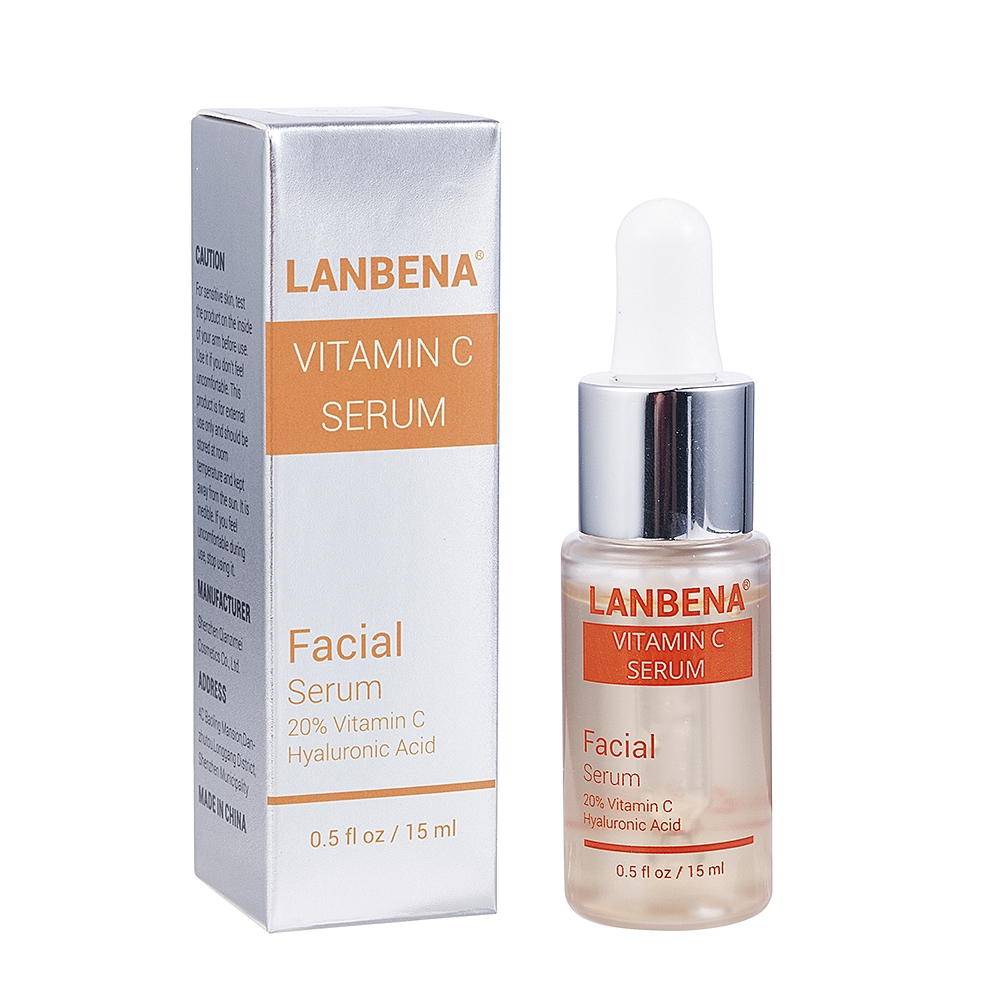 [Hàng mới về] Serum Lanbena với 6 peptide/vàng 24k/vitamin E/ Hyaluronic Acid 15ml chống lão hóa da