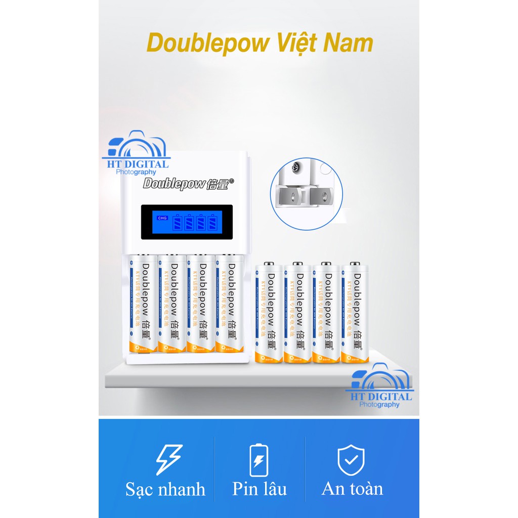 Pin sạc AA 3200mAh Doublepow