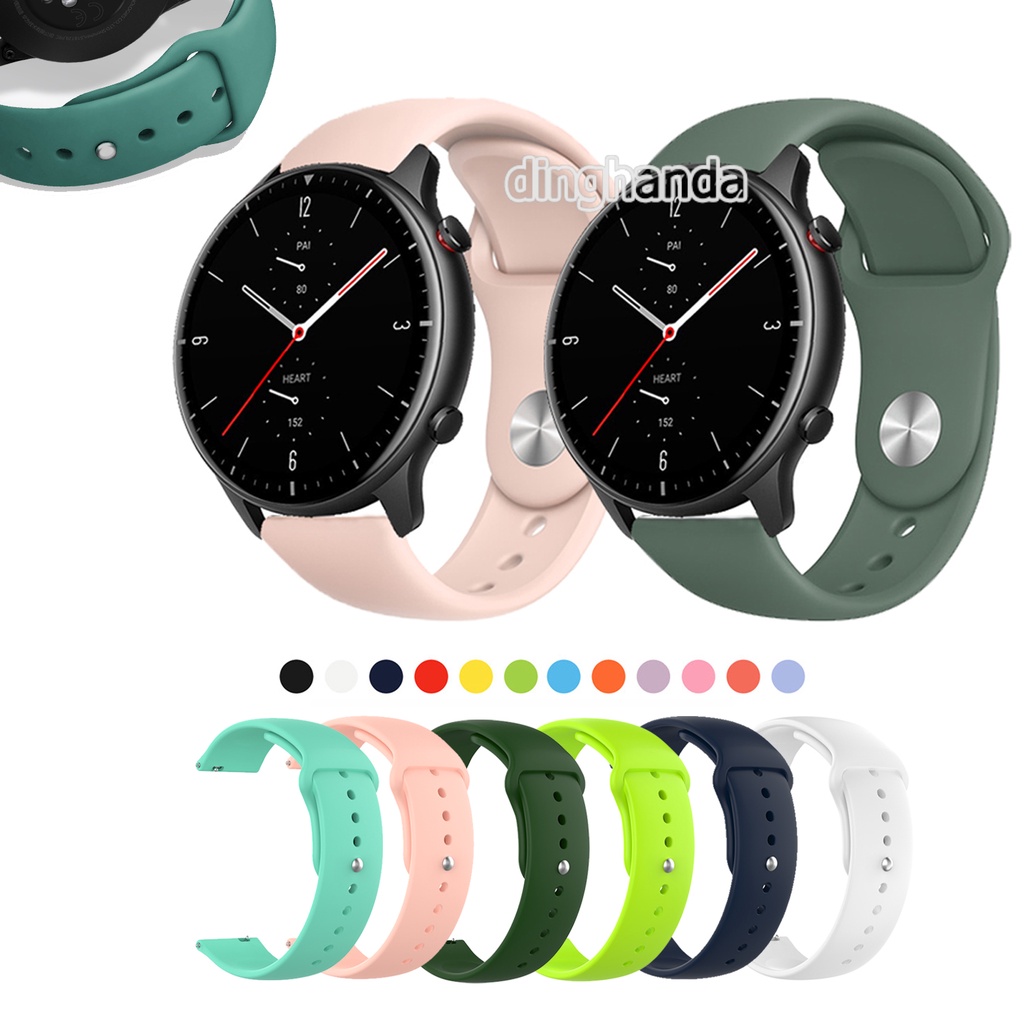 Dây đeo silicone mềm thay thế dành cho Huami Amazfit GTR 42mm 47mm GTR2 GTR 2e GTR 3 pro