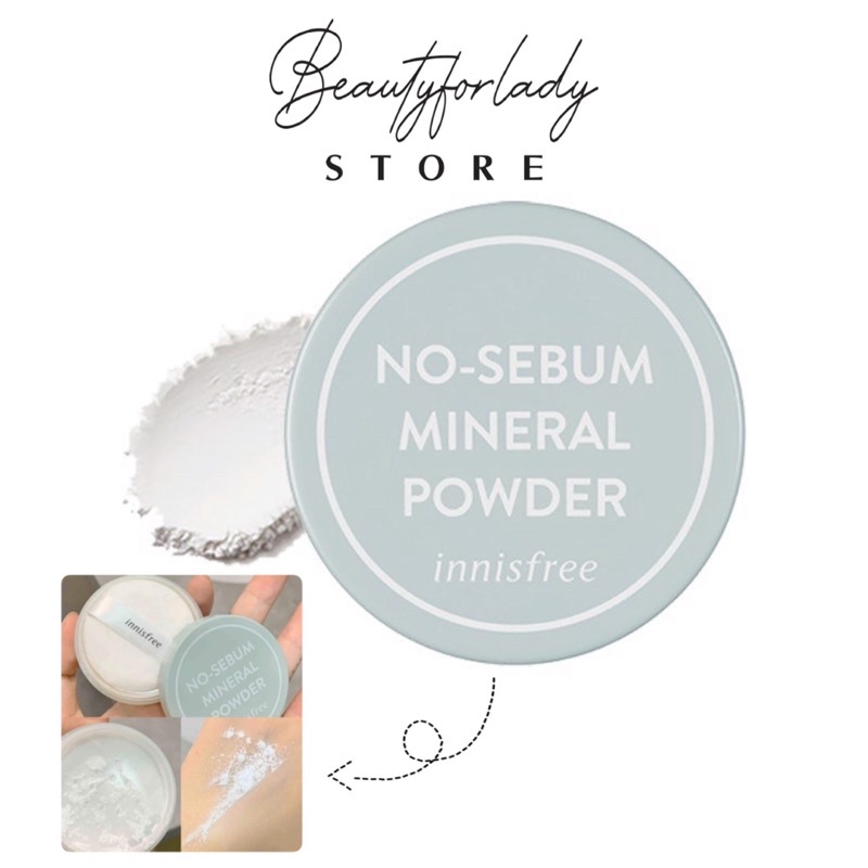 PHẤN PHỦ BỘT KIỀM DẦU INNISFREE NO SEBUM MINERAL POWER ( MẪU MỚI )