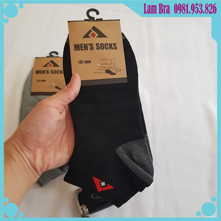 Tất Nam Cổ Ngắn Trịnh Trung - Hàng Việt Nam Chất Lượng Cao - Công Nghệ Nano - Chống Hôi Chân.