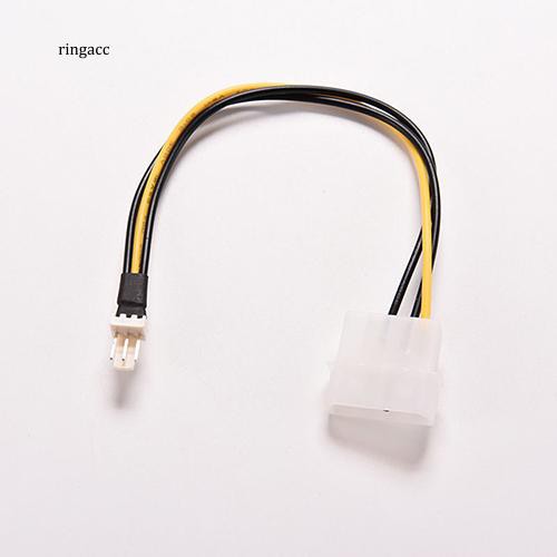 Set 5 dây cáp nối 4-Pin Molex/IDE sang quạt CPU 3-Pin dài 20cm tiện dụng