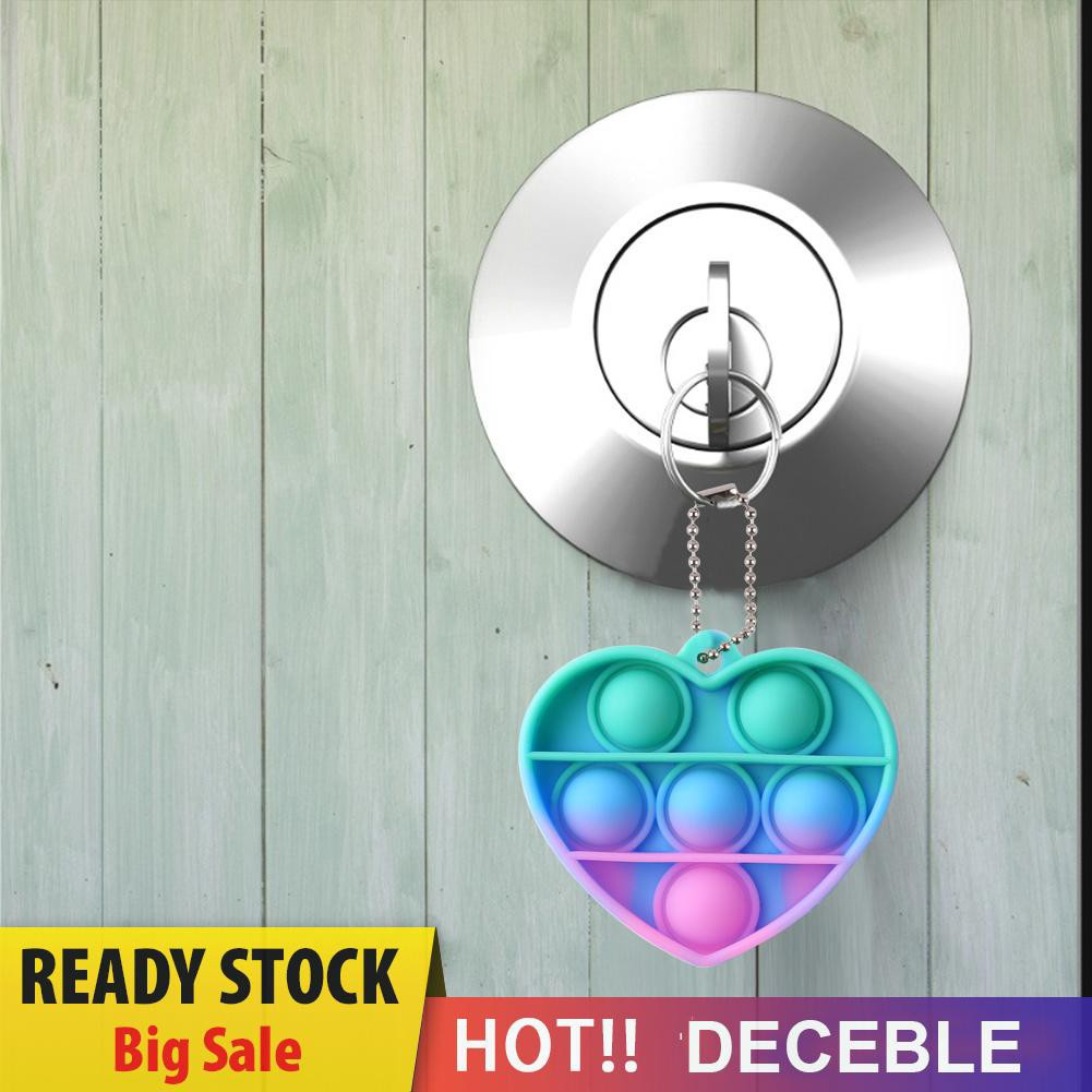 Đồ chơi bấm bong bóng mini bằng silicon nhiều màu giúp giảm căng thẳng dành cho người bị tự kỷ