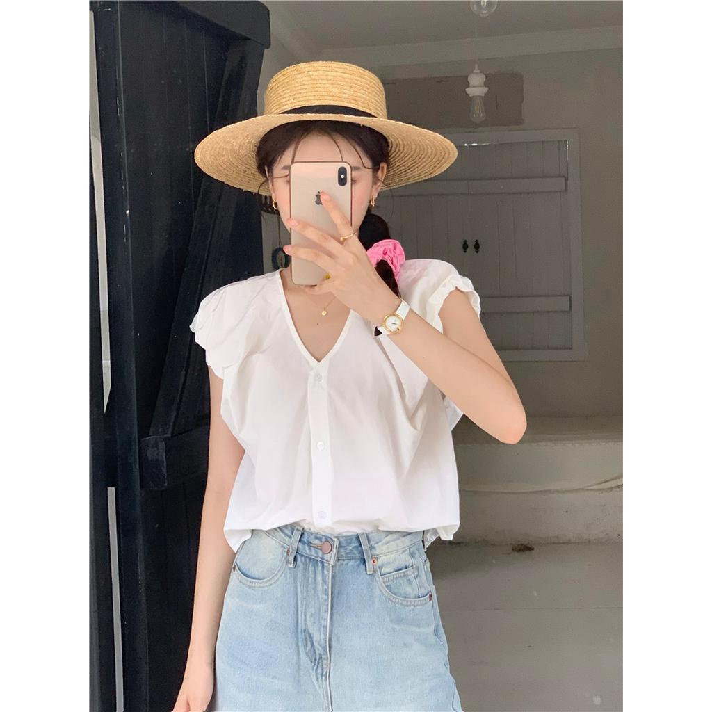 Áo Sát Nách Cổ Chữ v Nhỏ Phong Cách Hàn Quốc 63128
