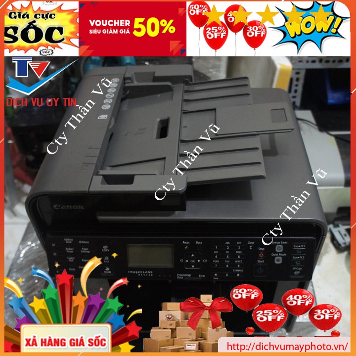 Máy in cũ Canon MF 4750 đa năng in photocopy scan fax máy đẹp trên 80%