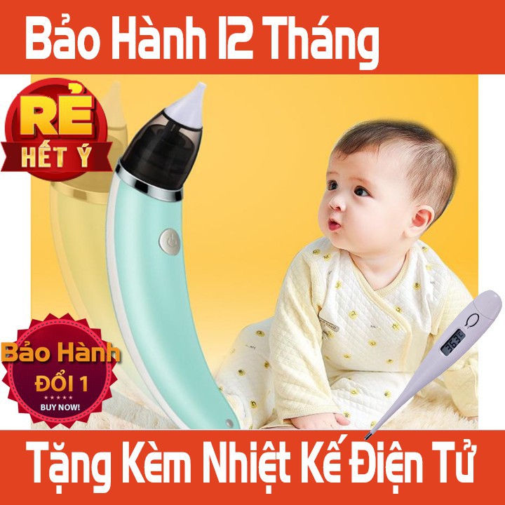 Máy Hút Mũi Điện Tử Đầu Mềm Cho Bé Chinh Hãng