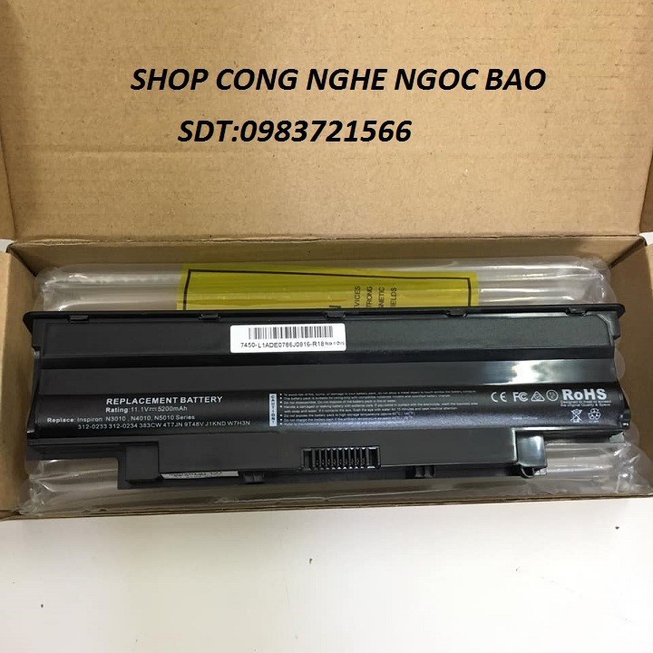 Pin Laptop Dell Inspiron N4110 N4050