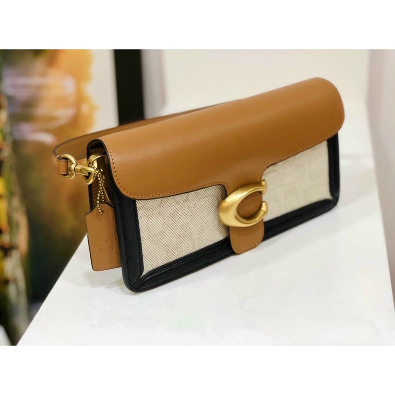 🛑 SẴN ❗️TÚI COACH TABBY DA HOẠ TIẾT CHỮ C NỔI 89148