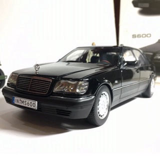 Mô hình xe Mercedes-Benz S600 (những năm 1990s) tỉ lệ 1/18