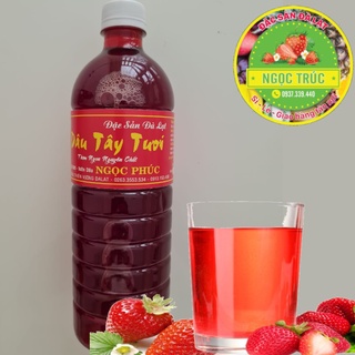 NƯỚC CỐT DÂU TÂY NGUYÊN CHẤT - ĐẶC SẢN ĐÀ LẠT-CHAI 1L