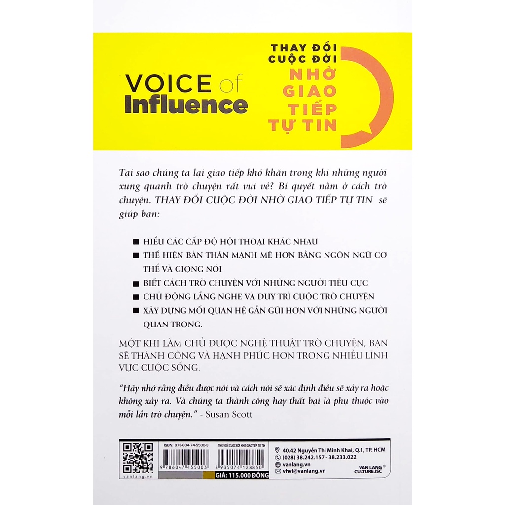 Sách - Thay Đổi Cuộc Đời Nhờ Giao Tiếp Tự Tin (Judy Apps- Văn Lang)