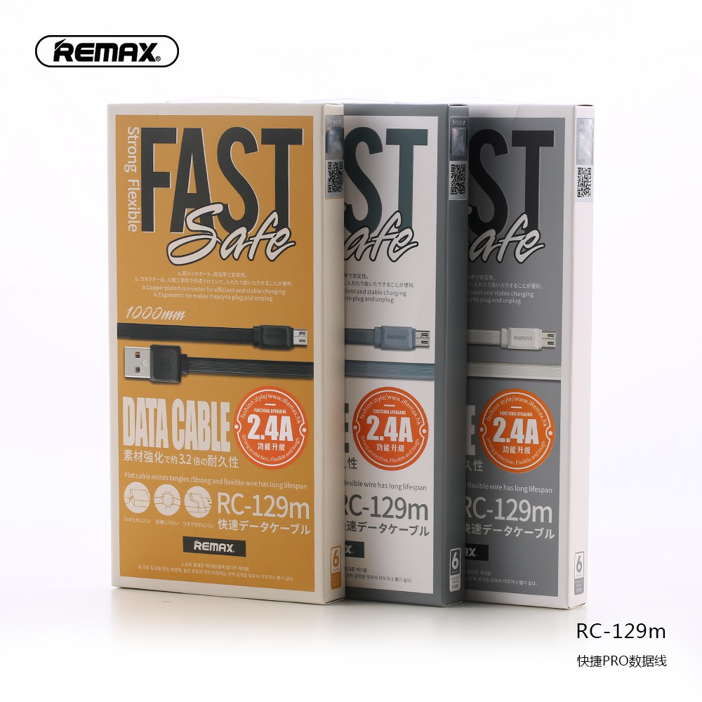 Cáp sạc Micro Fast Pro Remax RC 129m